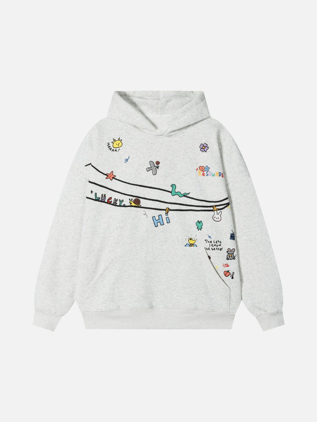 Haaura Lucky Hi Doodle Hoodie