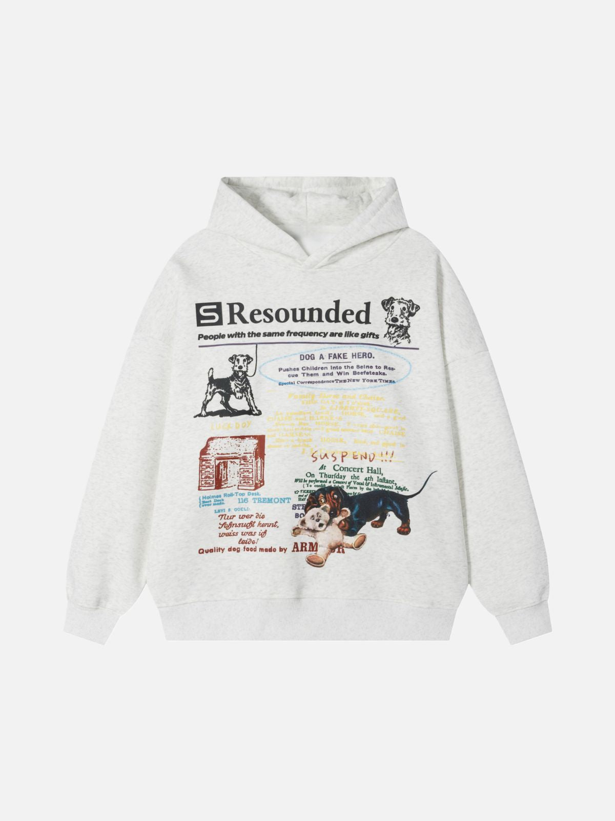 Haaura S Doodle Print Hoodie