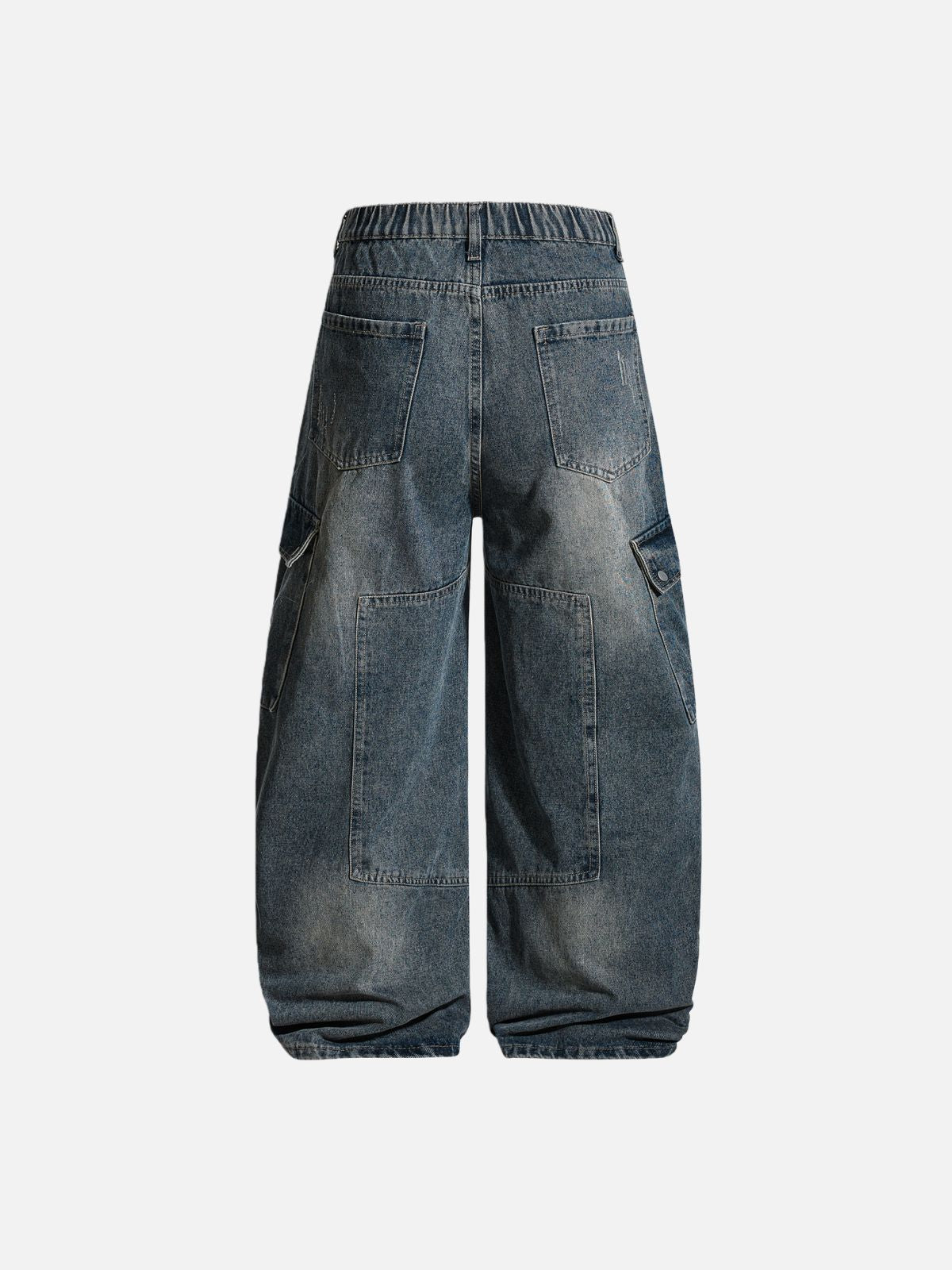 Haaura Cargo Wide-Leg Baggy Jeans