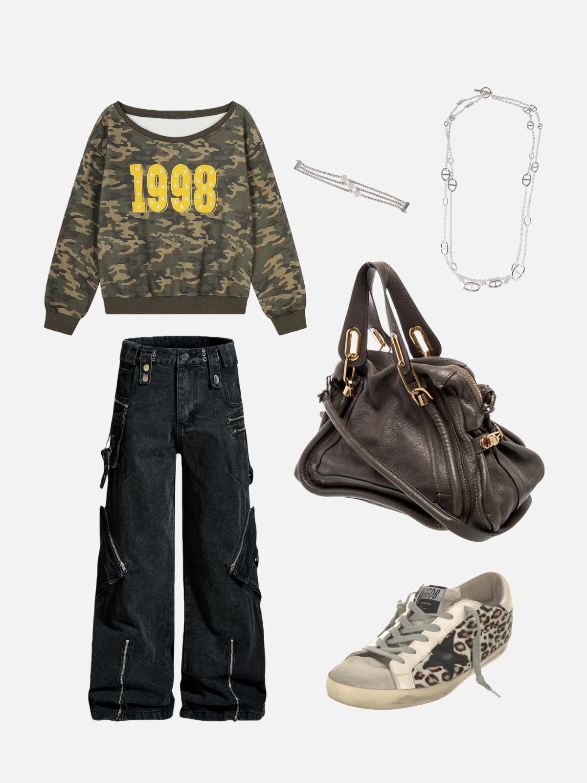 Haaura Camouflage Embroidery 1988 Sweatshirt