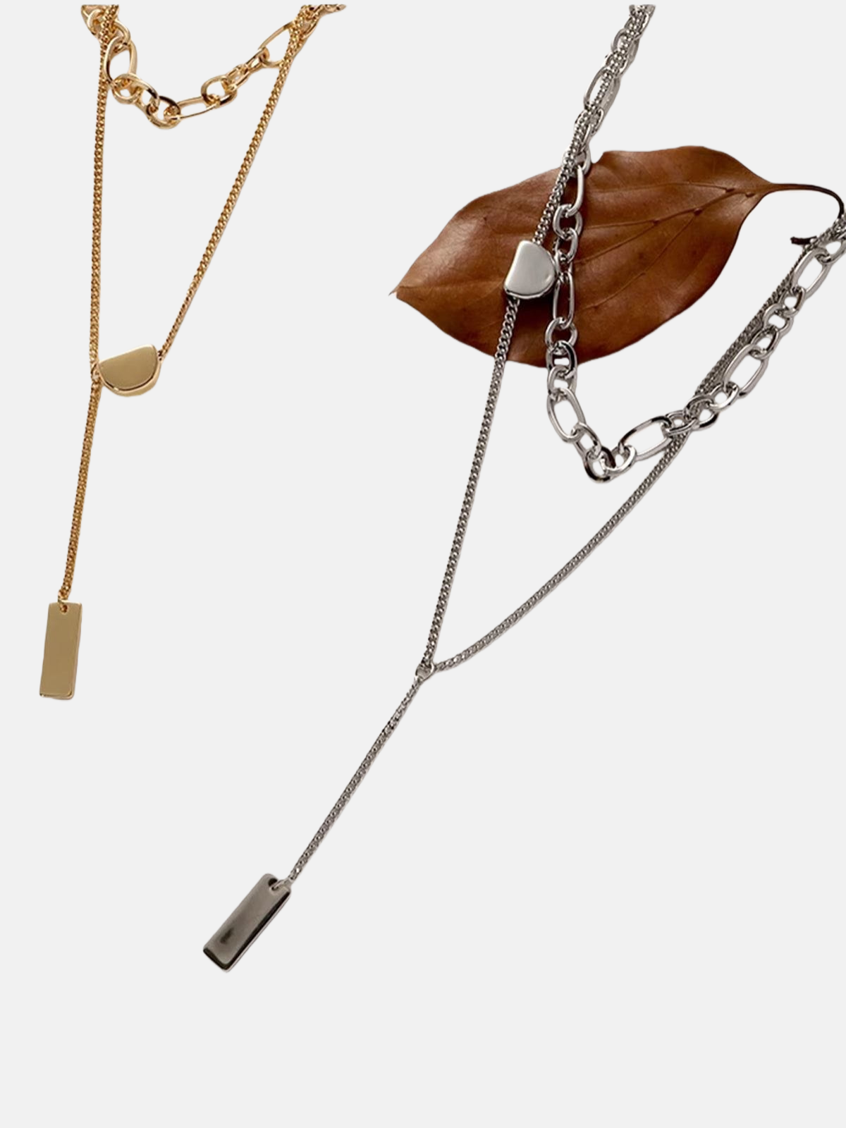 Haaura Hip Hop Layerd Necklace
