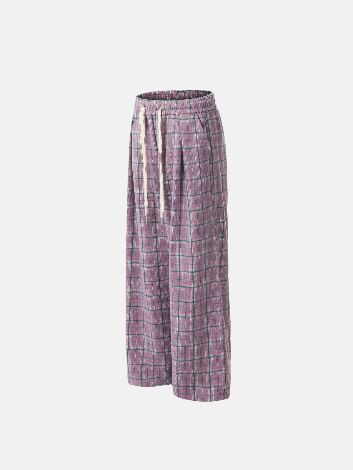 Haaura Plaid Baaggy Sweatpants