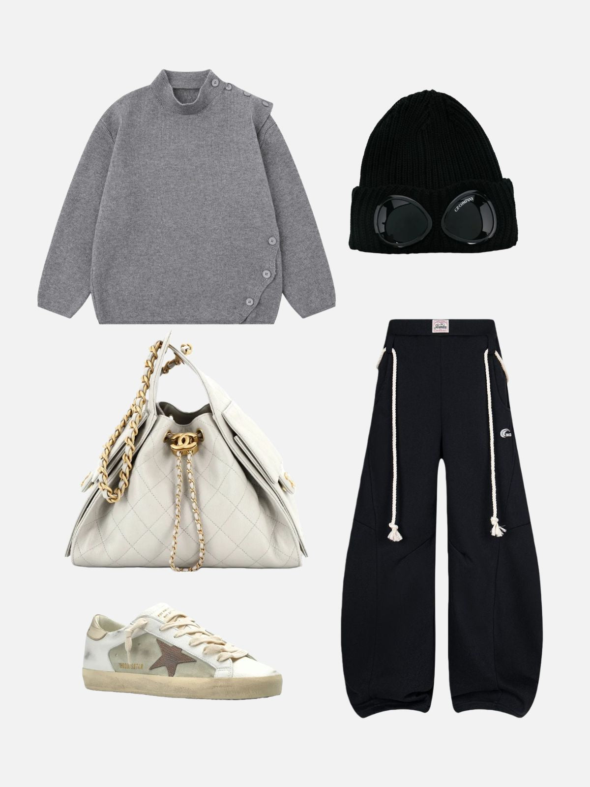 Haaura Button Knit Sweater