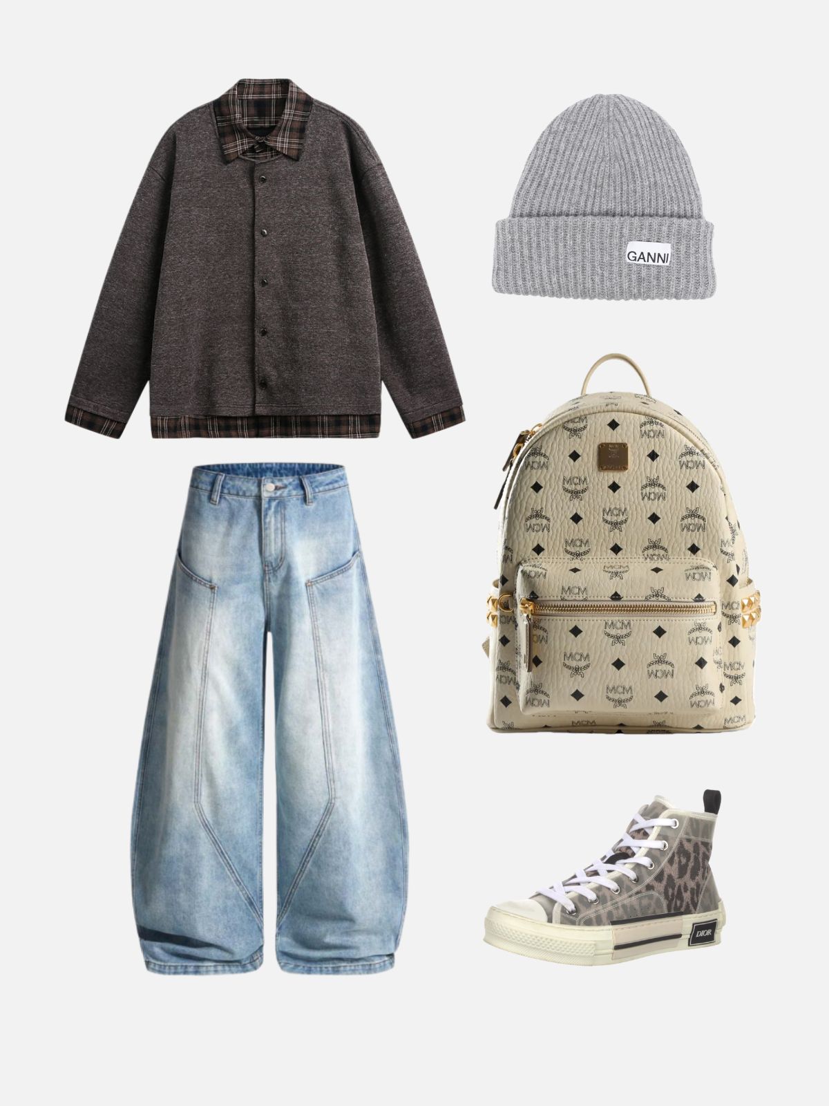 Haaura Retro Academic Style Knit Cardigan