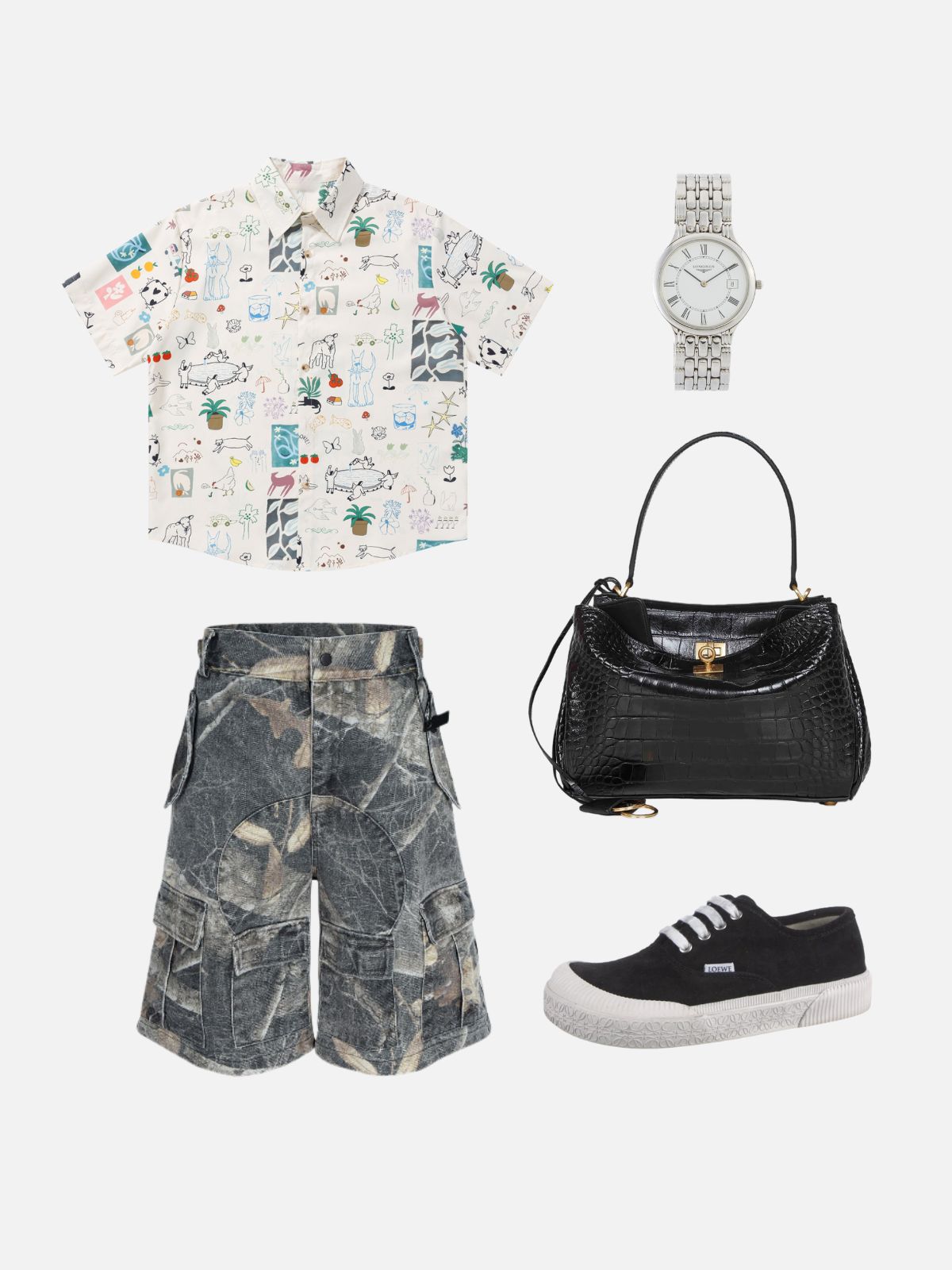 Haaura “Doodle Paradise” Illustrated Doodle Shirt