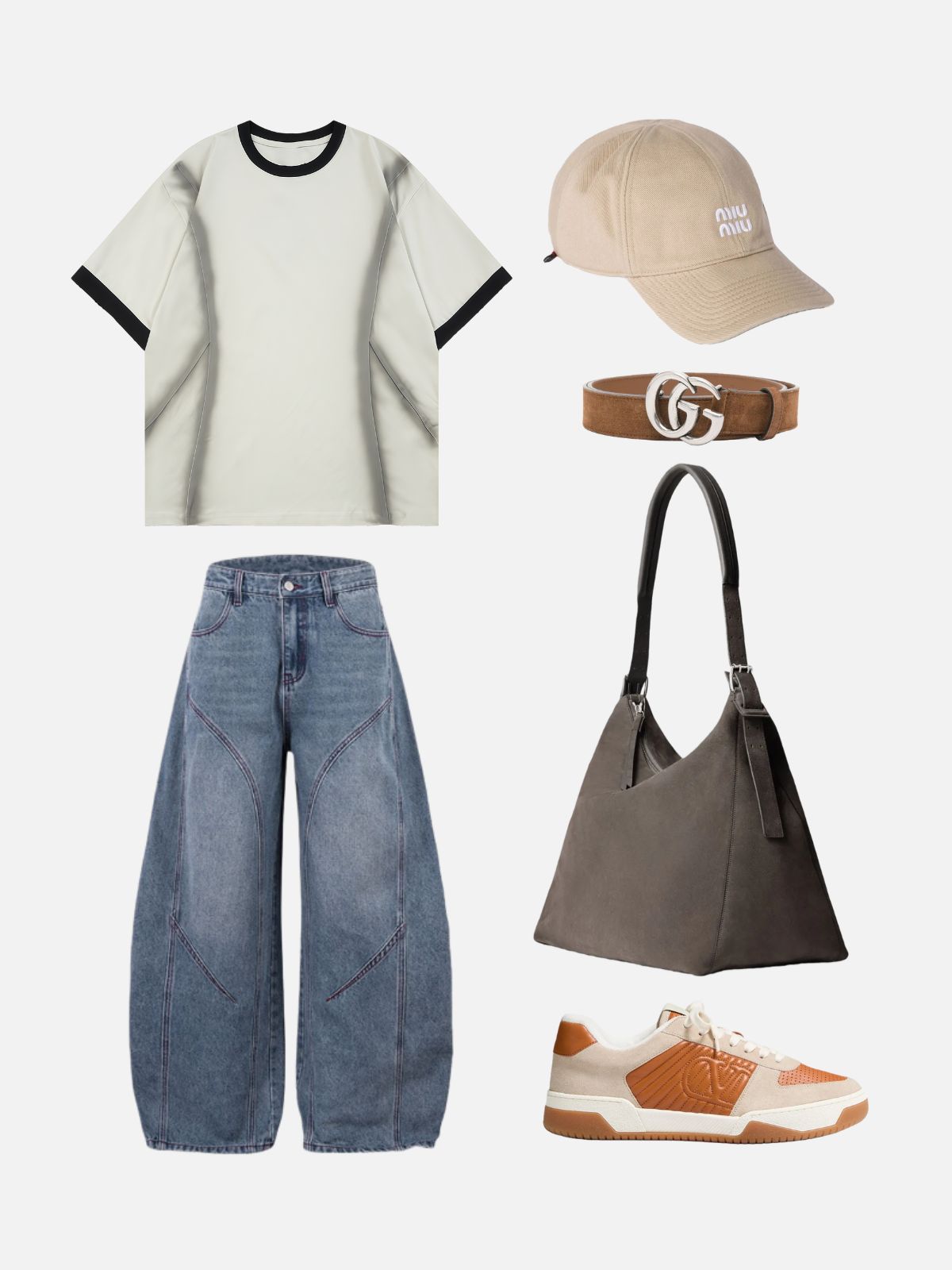 Haaura Washed Panel Tee
