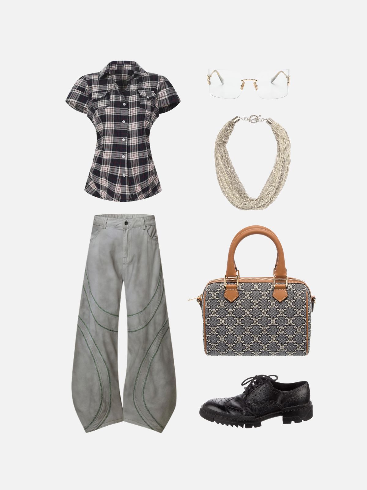 Haaura Plaid Short Sleeve Shirt