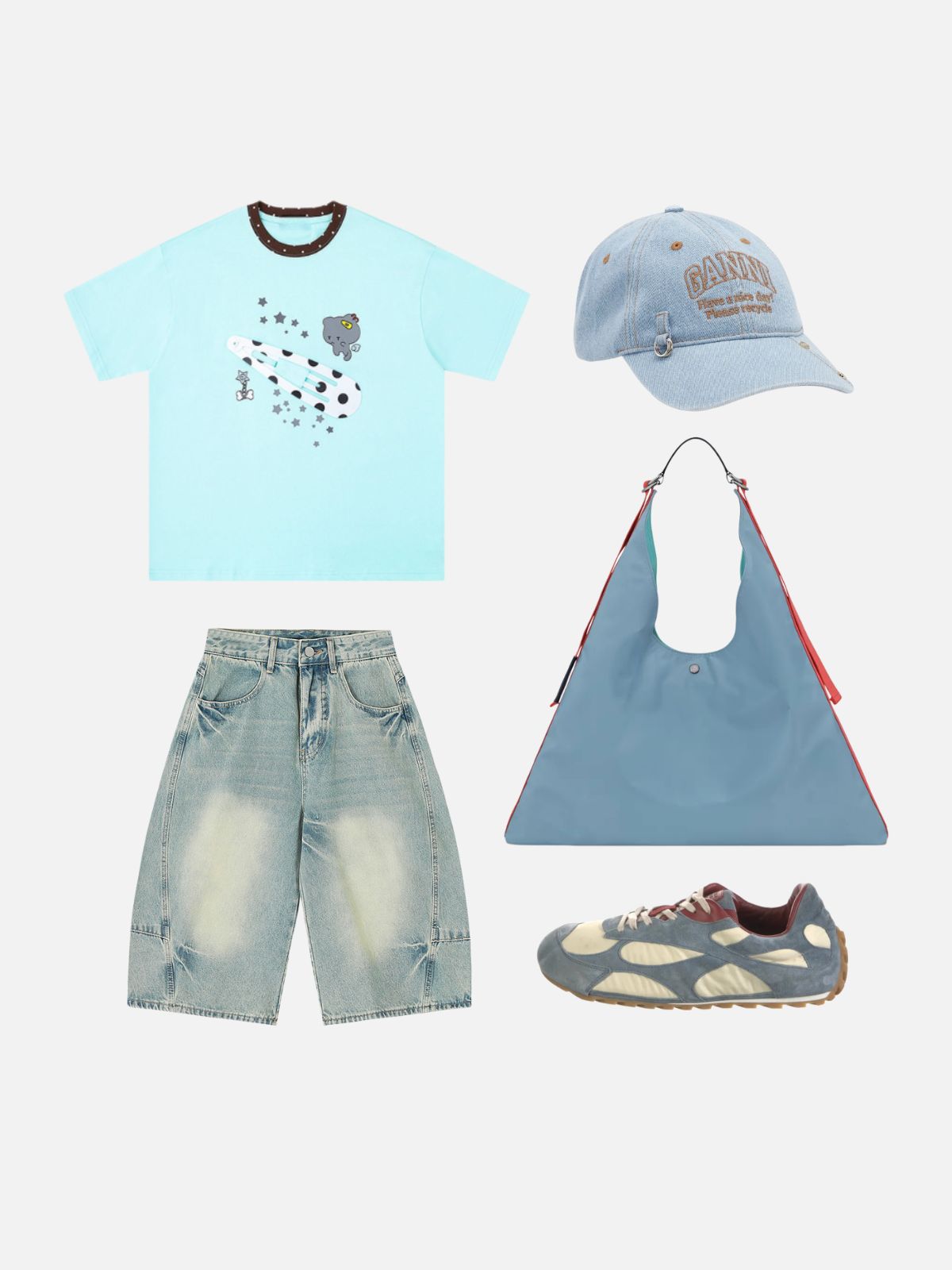 Haaura Distressed Vintage Wash Jorts