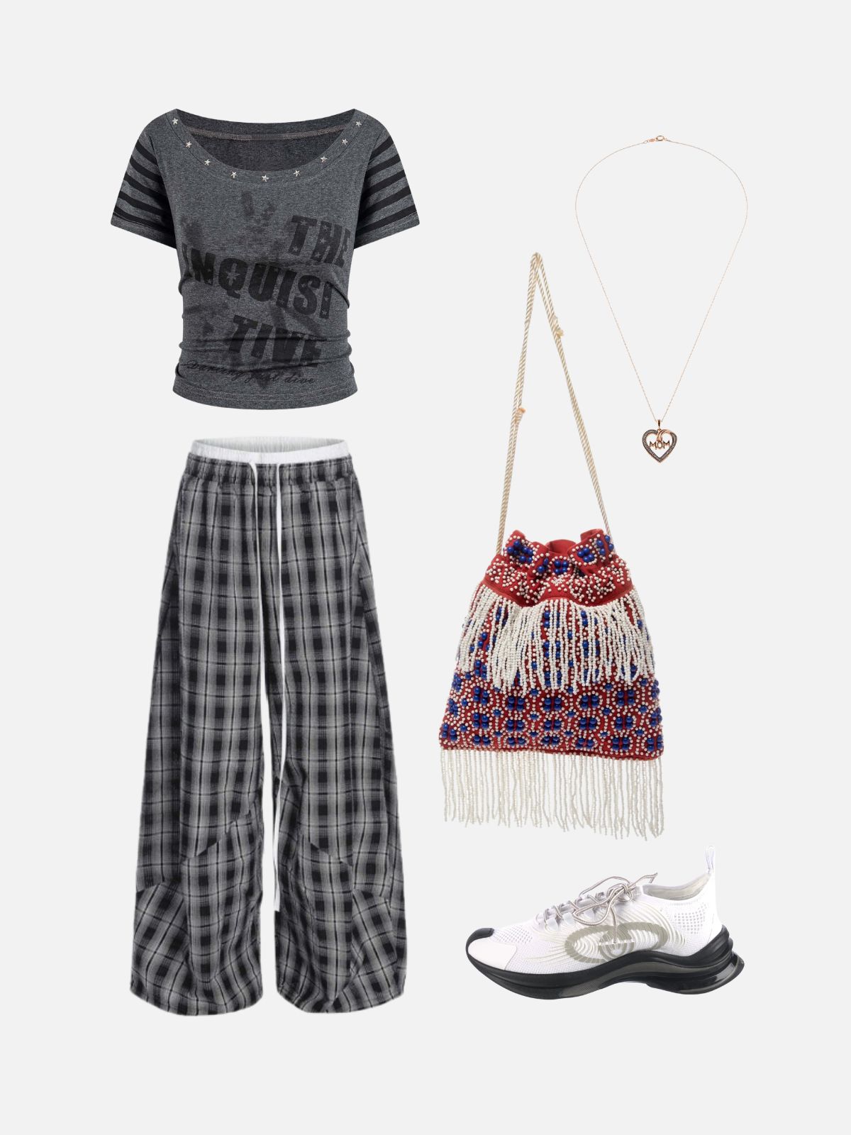 Haaura Inquisitive Star Trim Tee
