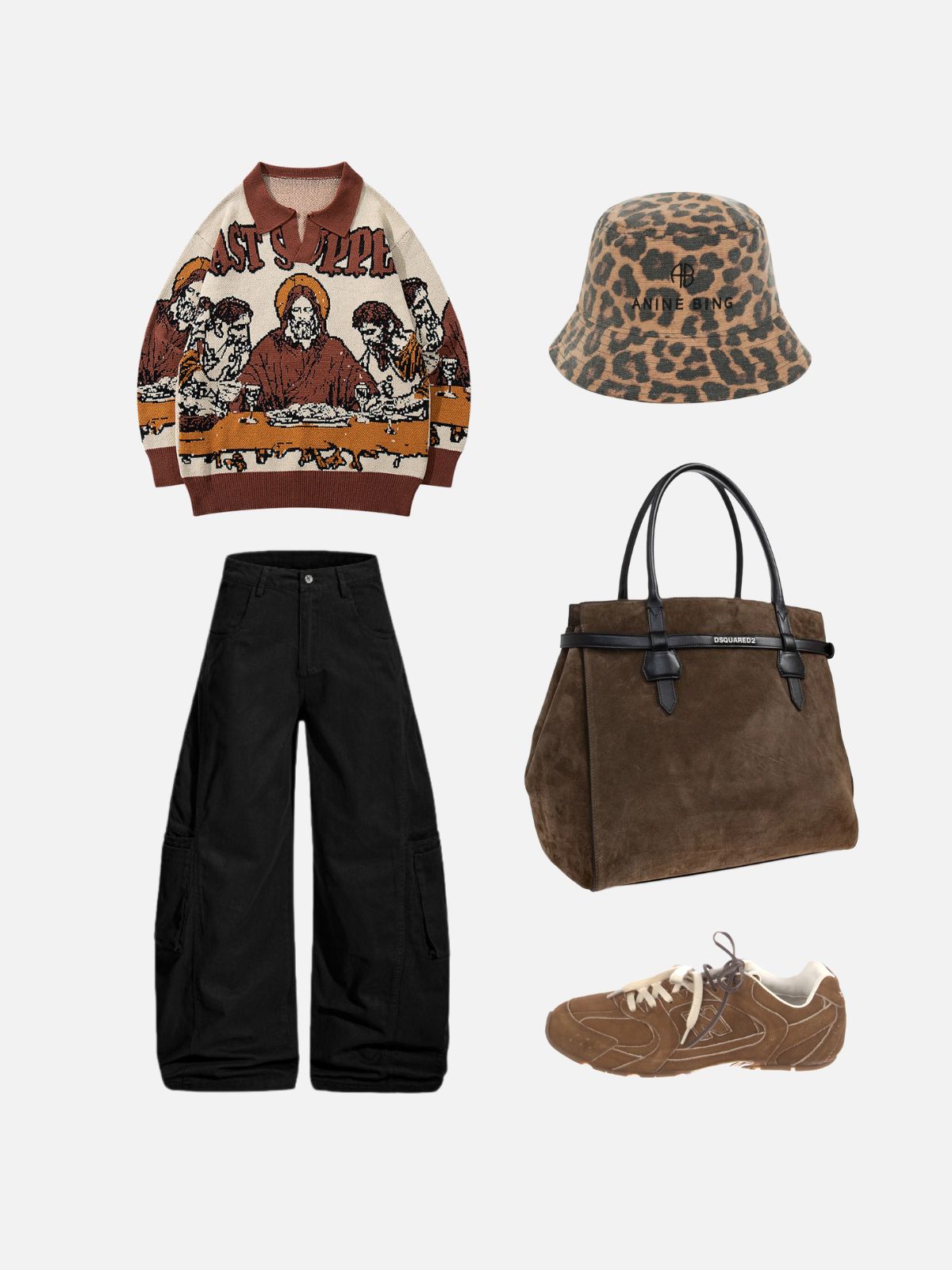 Haaura Last Supper Gothic Knit Sweater