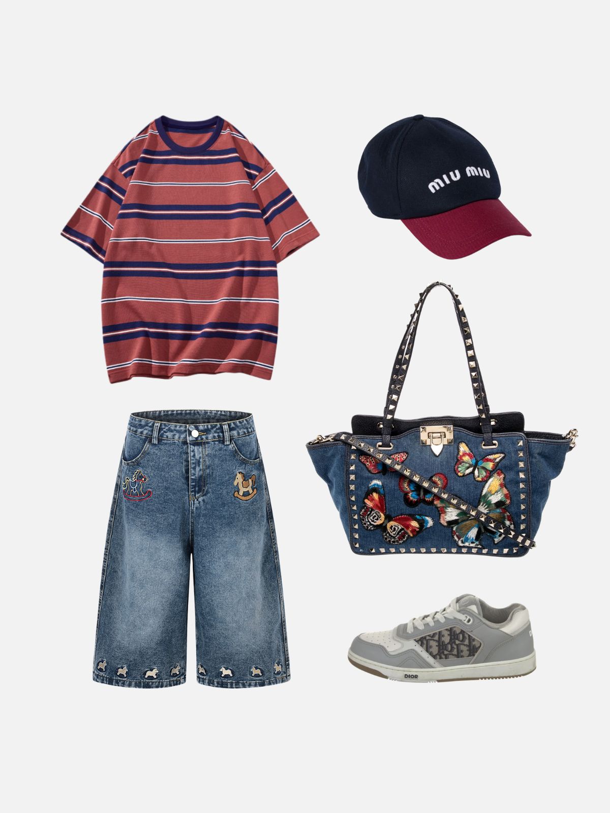 Haaura Horse Patch Washed Jorts