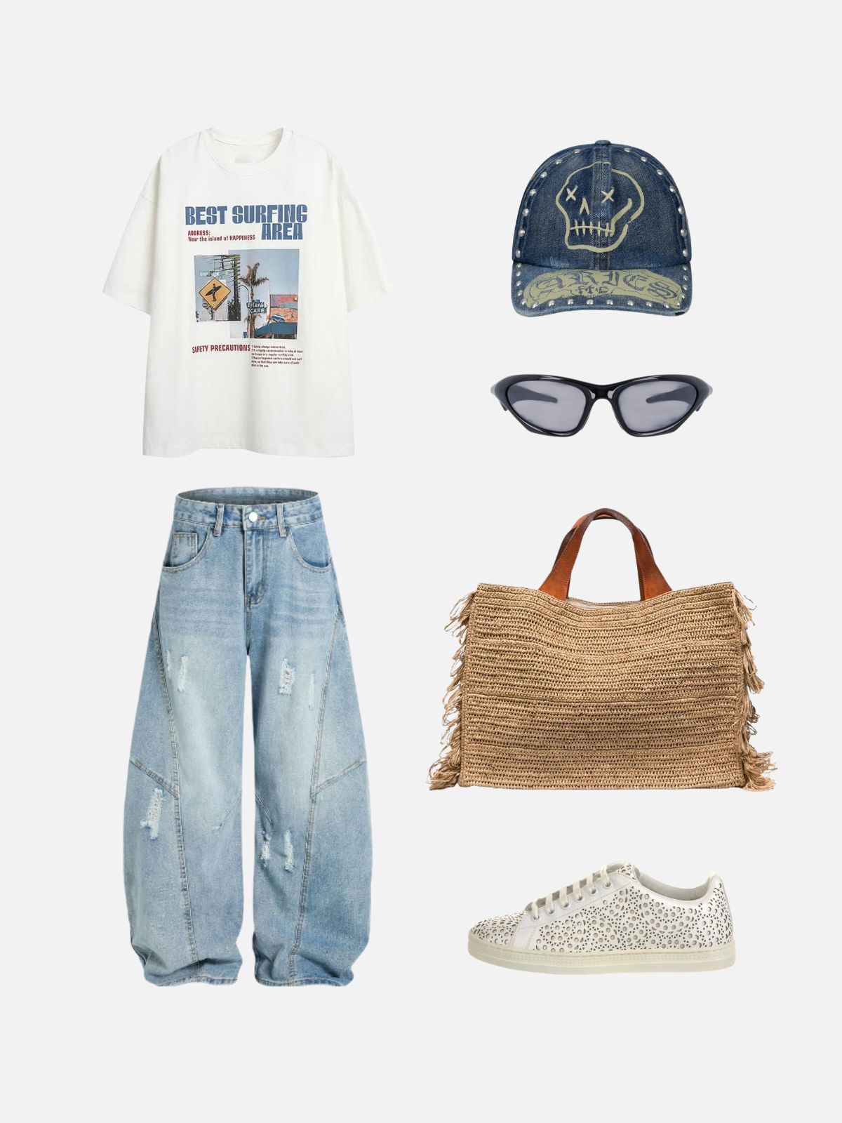 Haaura Island Surf Area & Safety Guide Tee