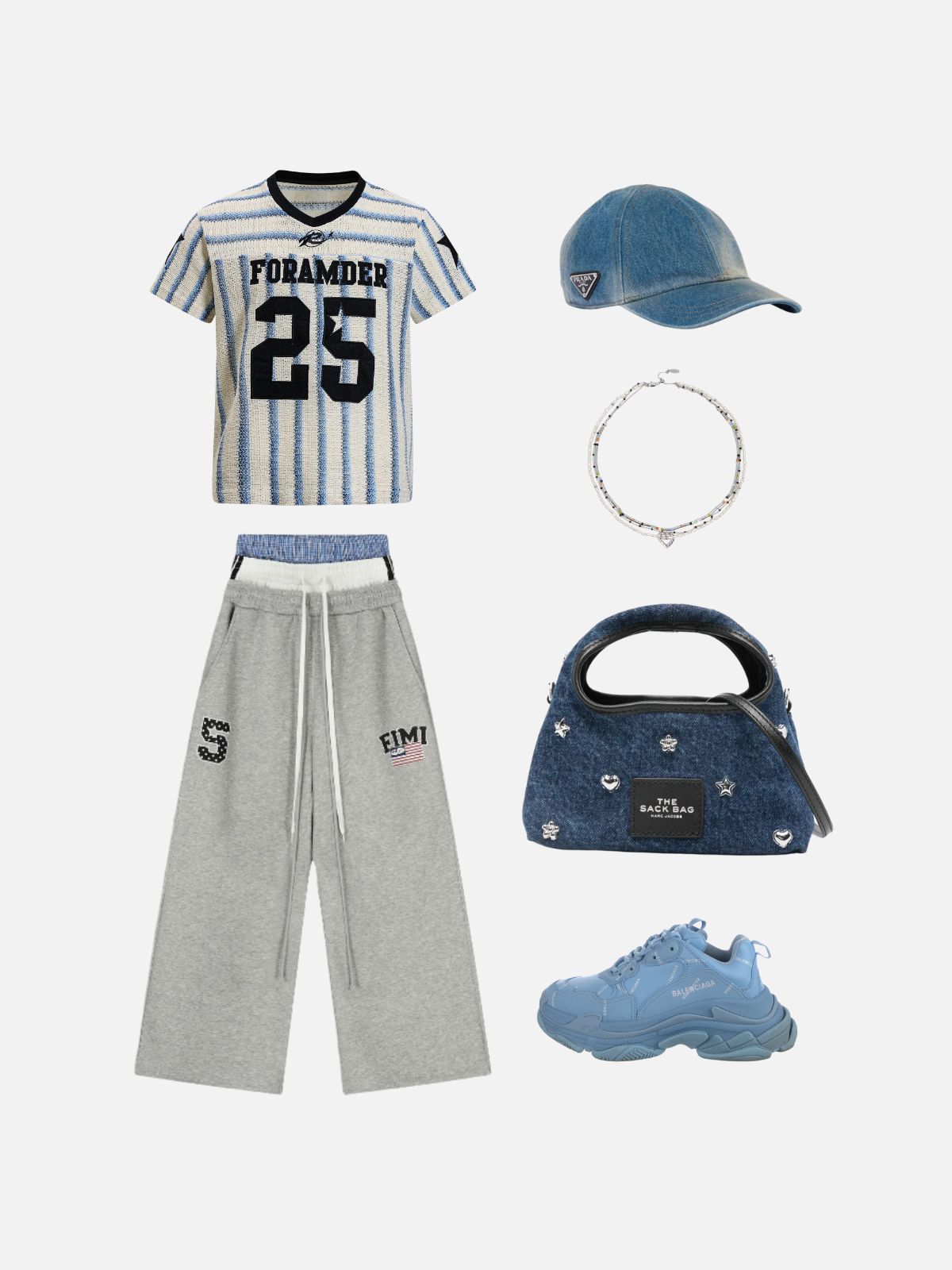 Haaura Stripe Knit 25 Jersey Tee