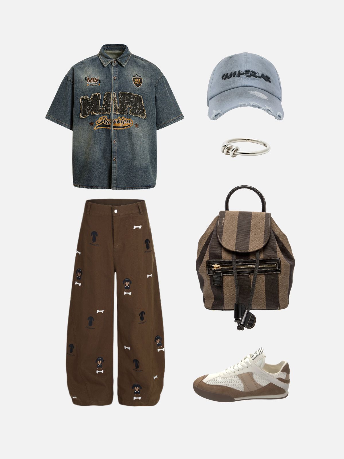 Haaura MAFA Brooklyn Washed Denim Shirt