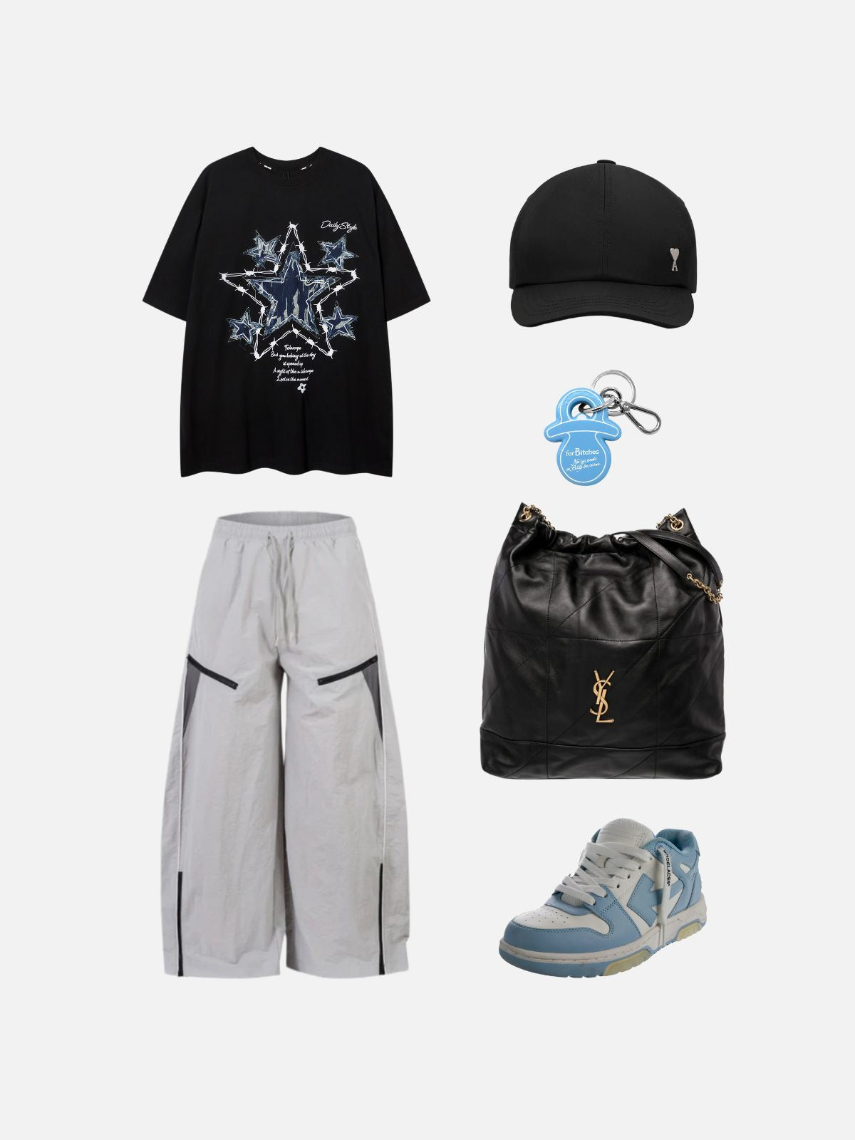 Haaura Star Patch Distressed Tee