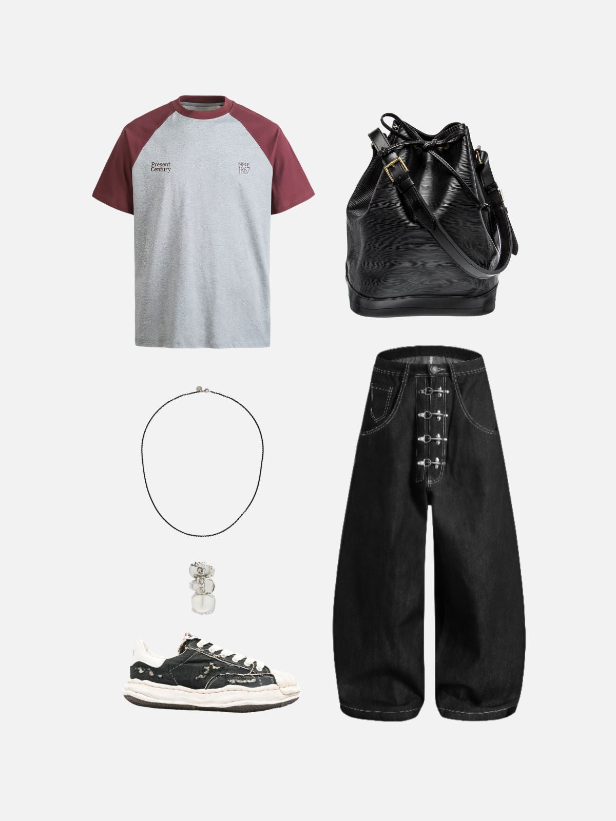Haaura Vintage Raglan Sleeve Tee