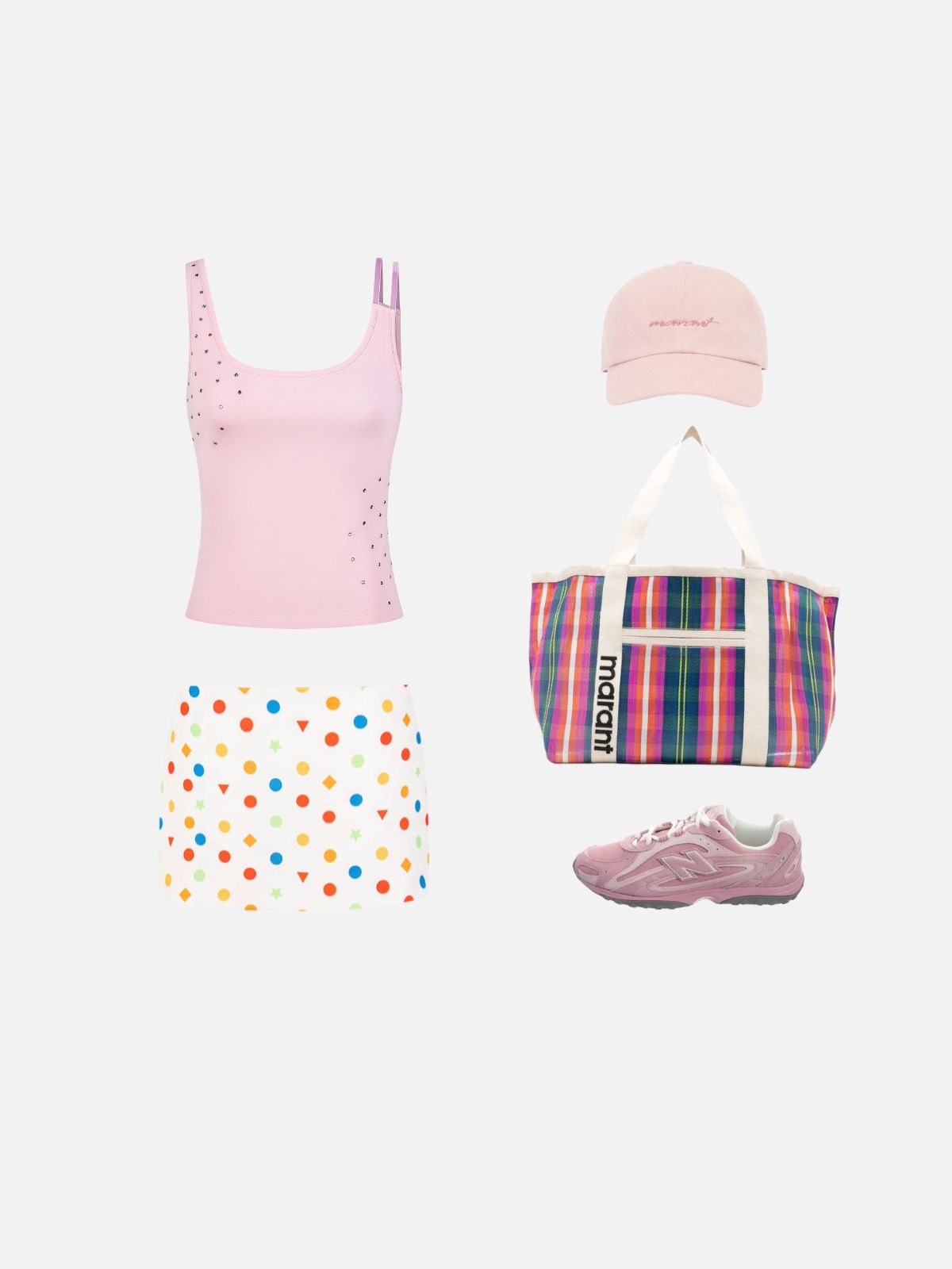 Haaura Rhinestone Tank Top