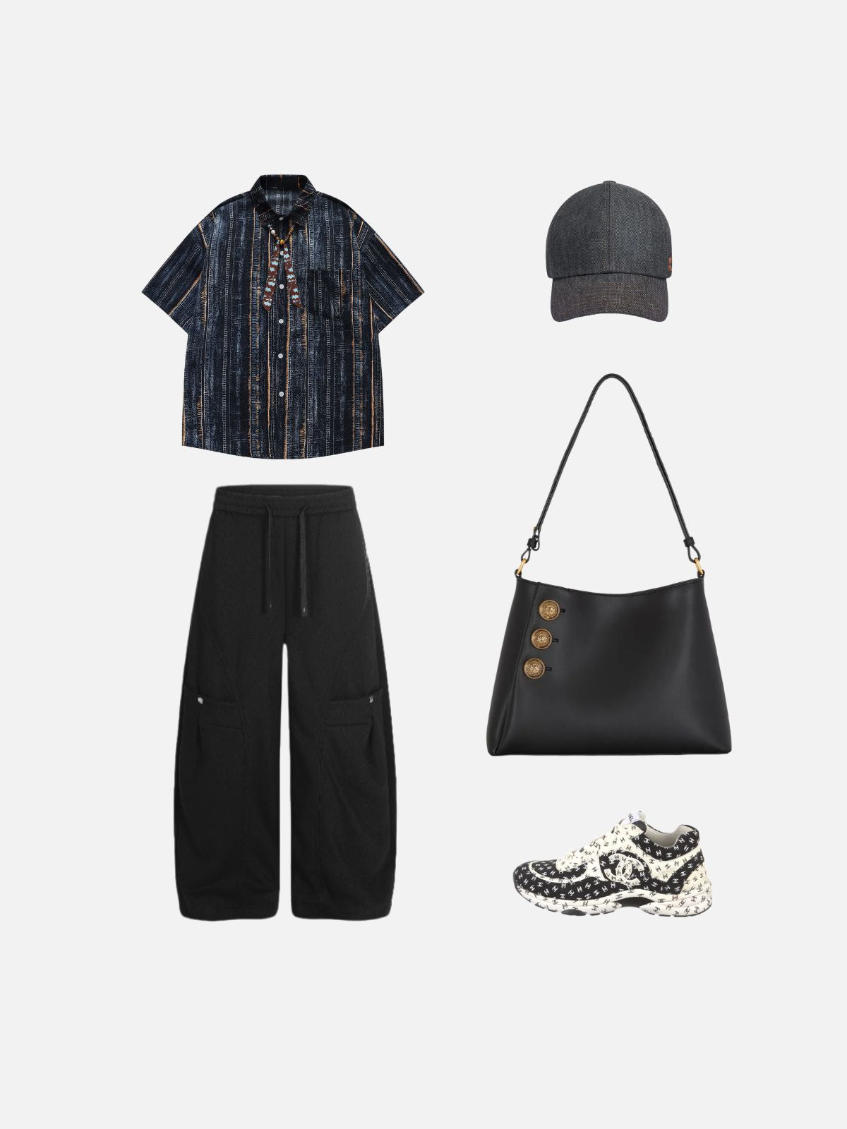 Haaura Jacquard Stripe Short Sleeve Shirt