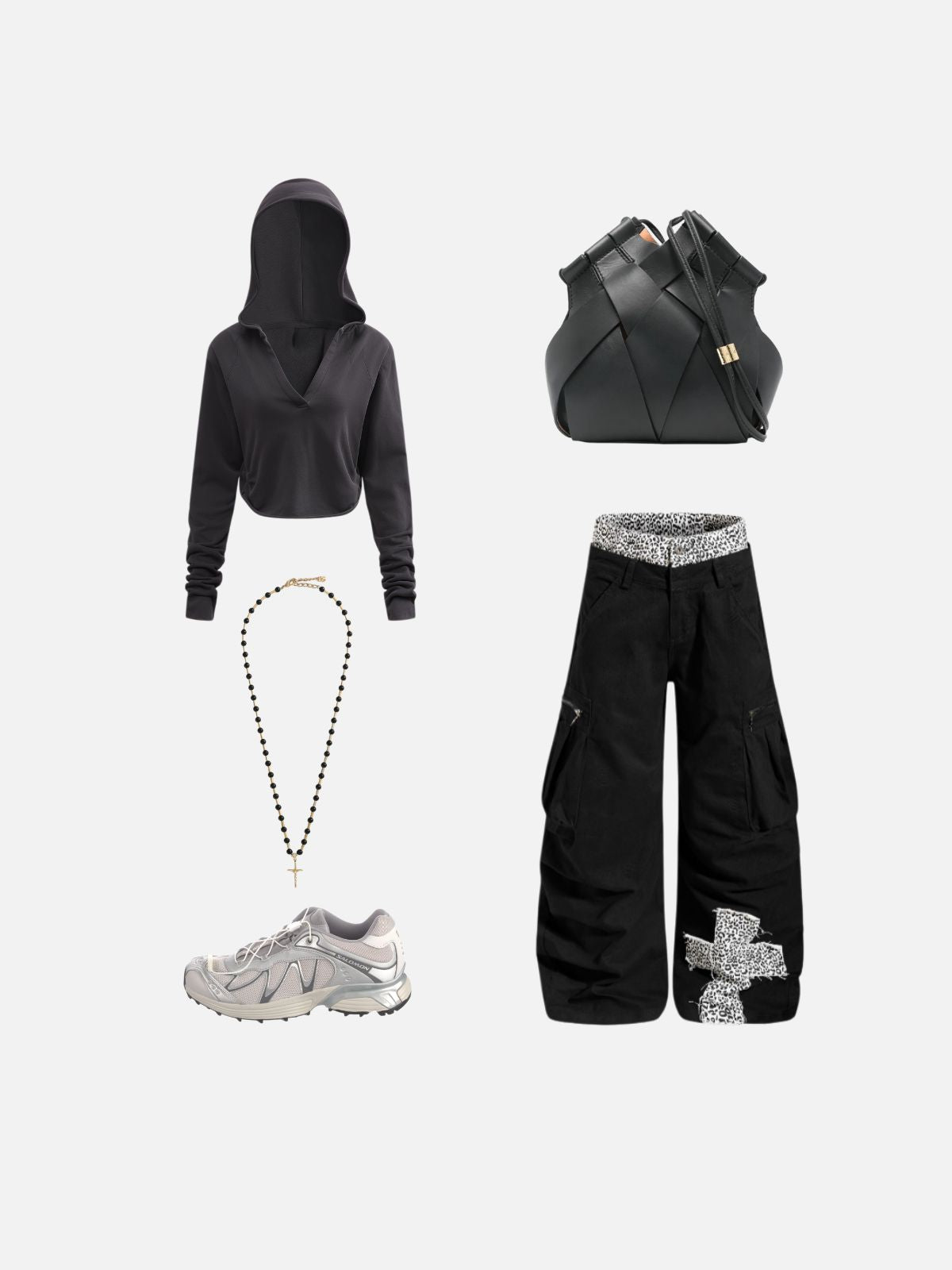 Haaura V-Neck Pullover Hoodie