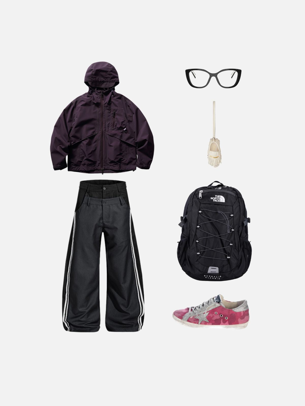 Haaura Boxy Hooded Slanted Zip Pocket Jacket