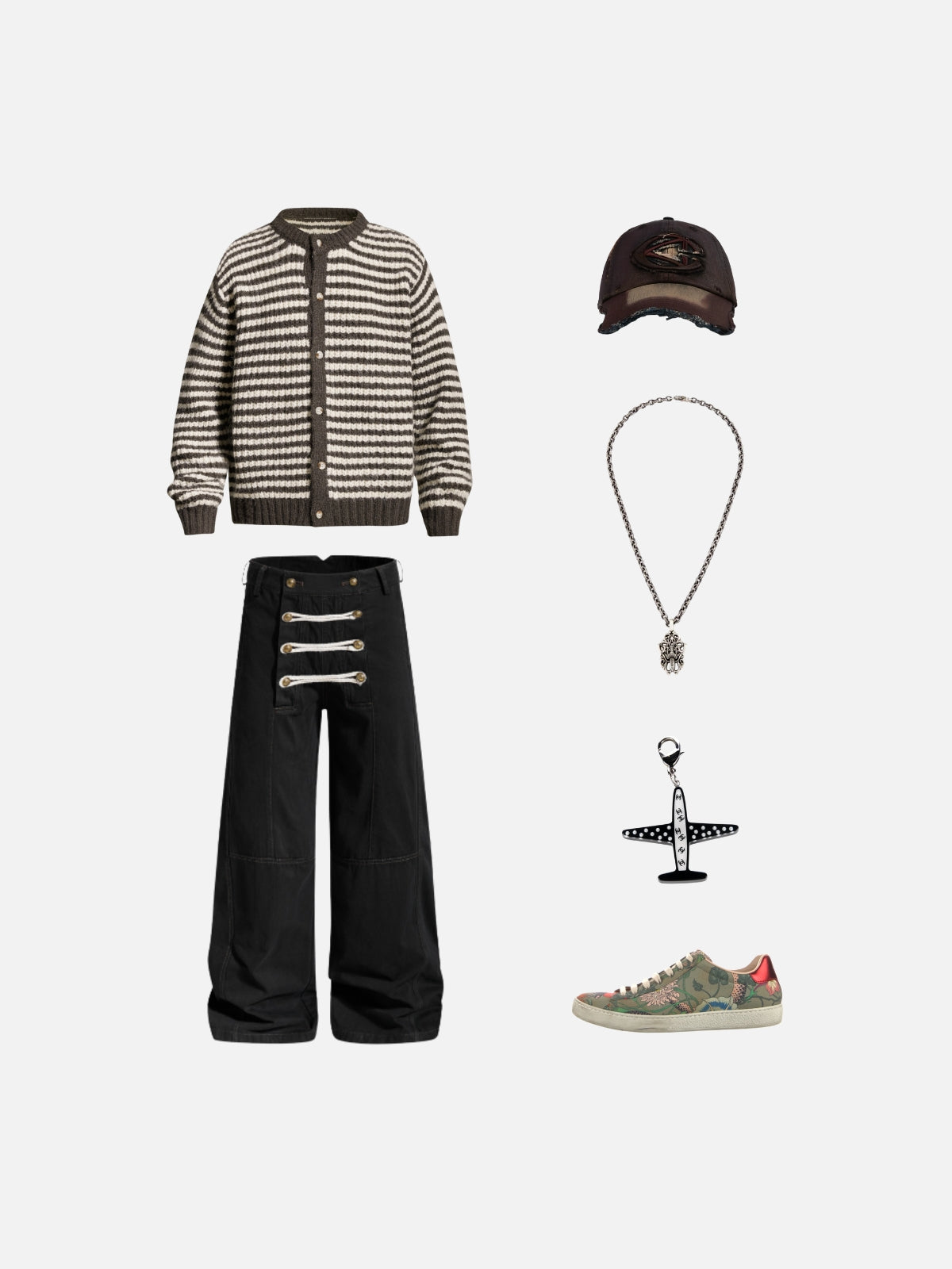 Haaura Stripe Cardigan