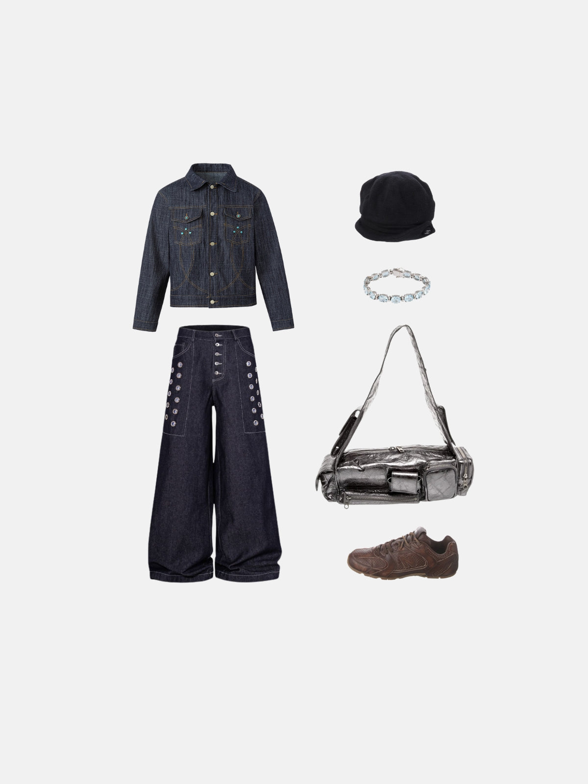 Haaura Raw Denim Trucker Jacket
