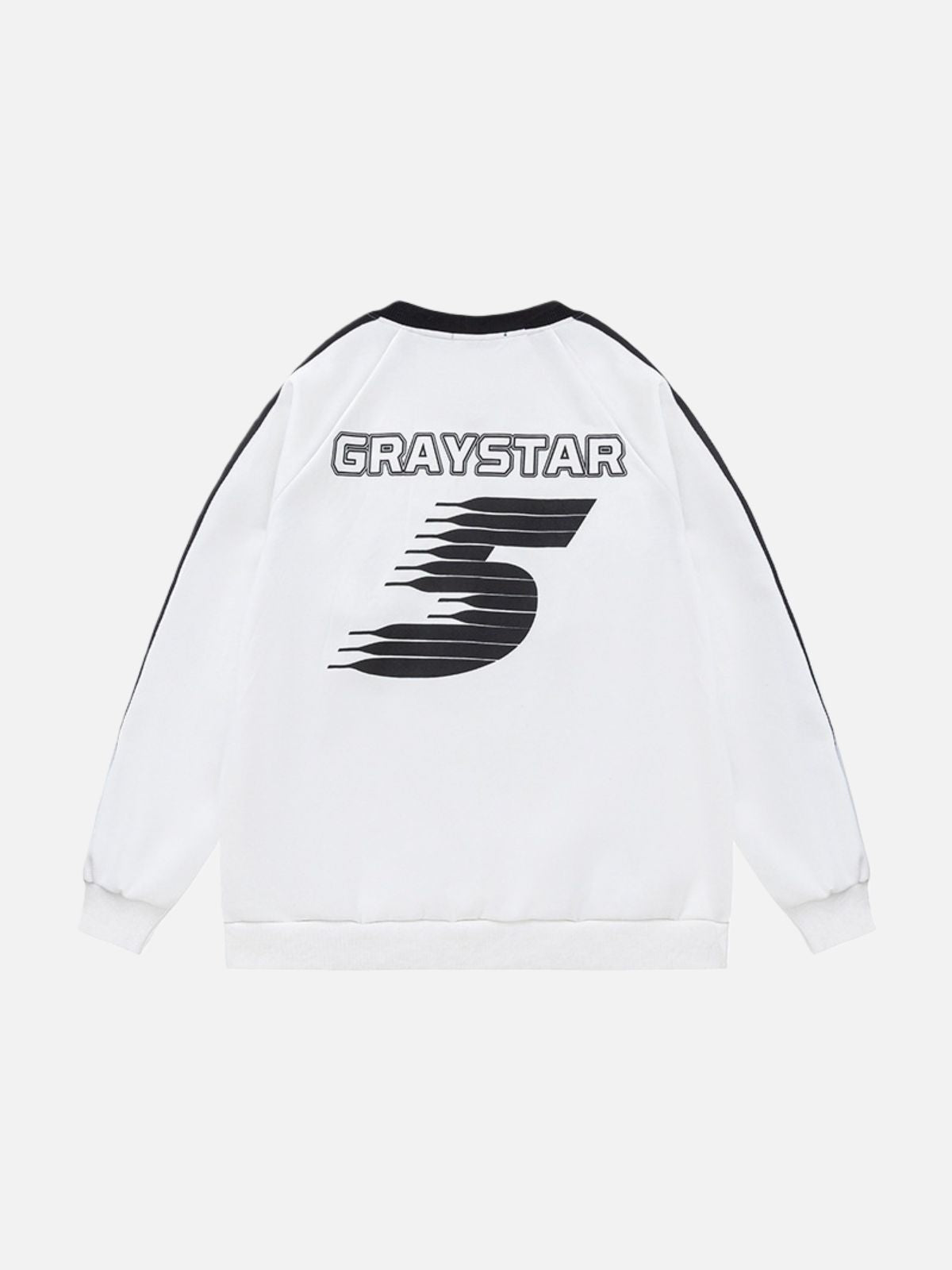 Haaura Graystar Badge Stripe Sweatshirt