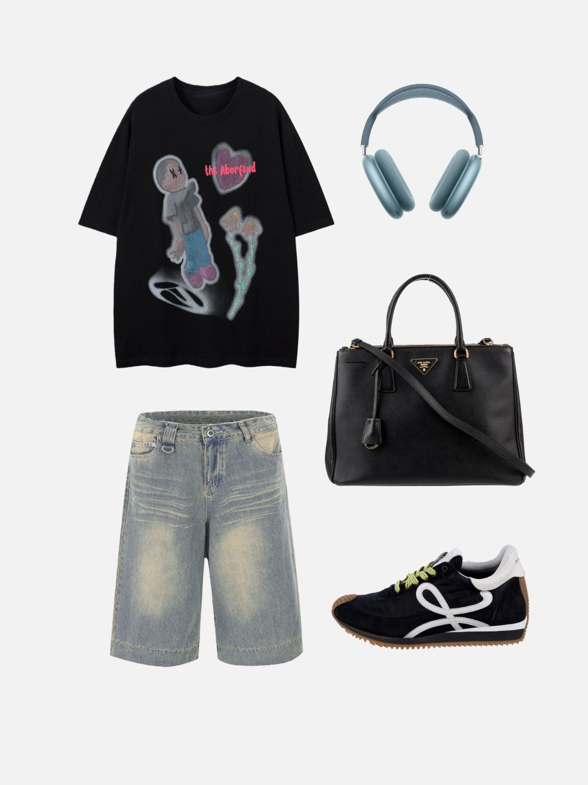 Haarura Vintage Longline Jorts
