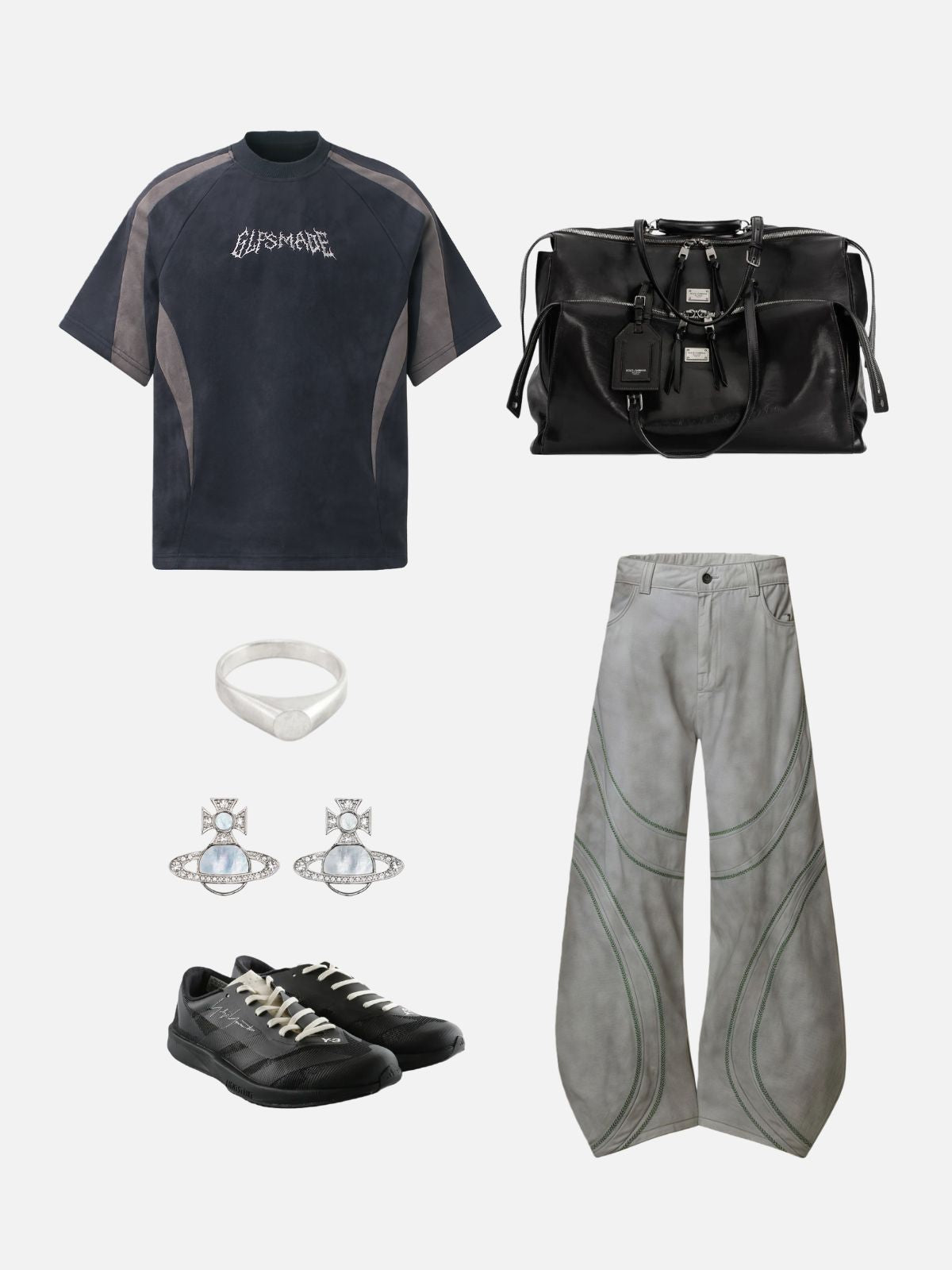 Haaura Contrast Stitch Tee