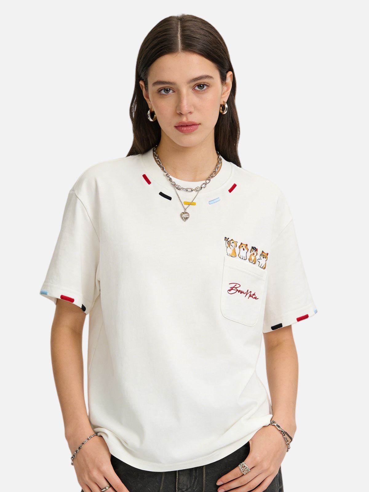 Haaura Cat Graphic Tee