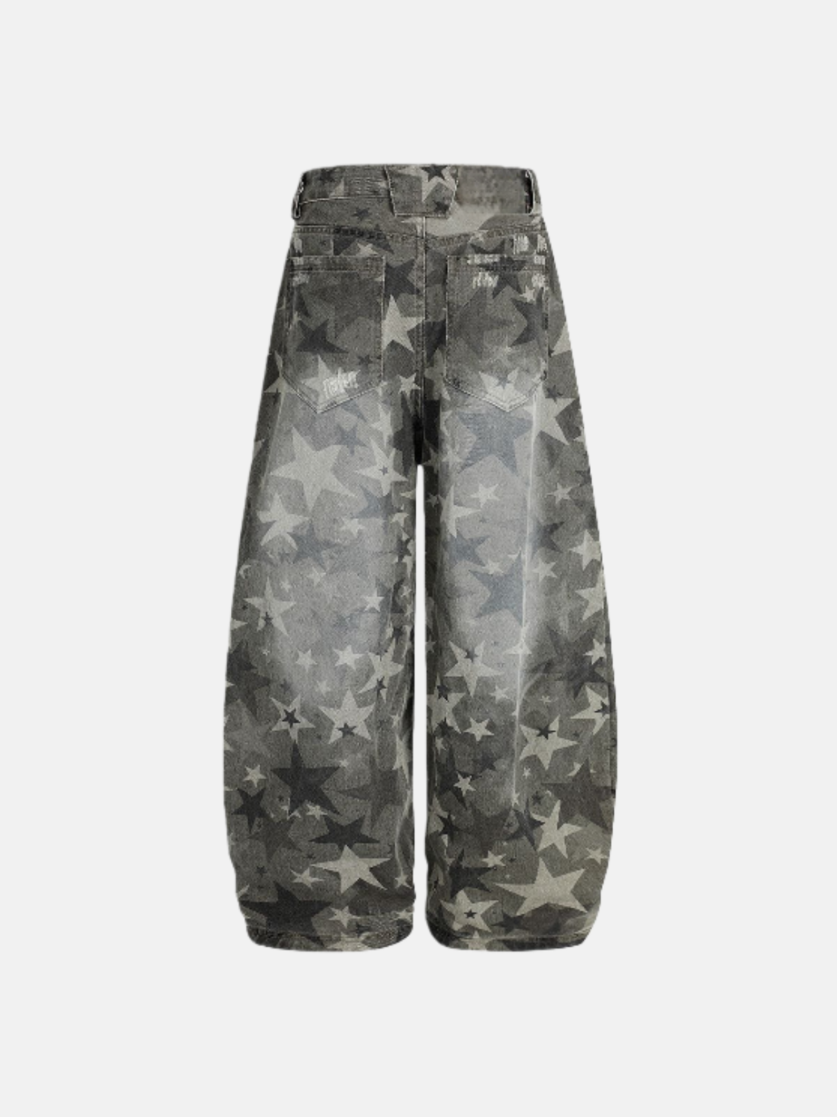 Haaura Camo Star Baaggy Barrel Jeans