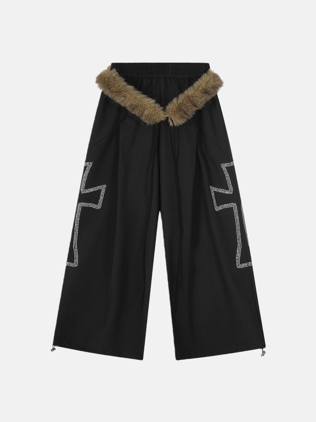 Haaura Symbol Plush Wide-Leg Pants