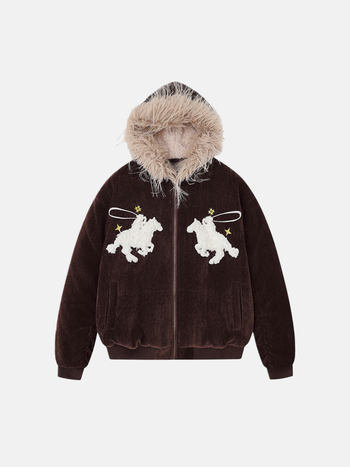 Veste de cowboy western en velours côtelé Haaura
