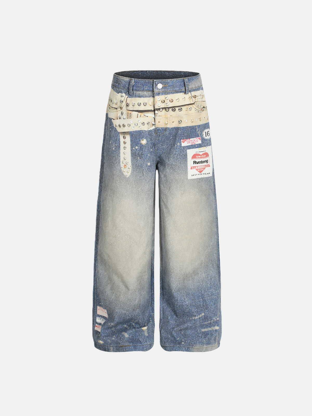 Haaura 16 Studded Belt Jeans