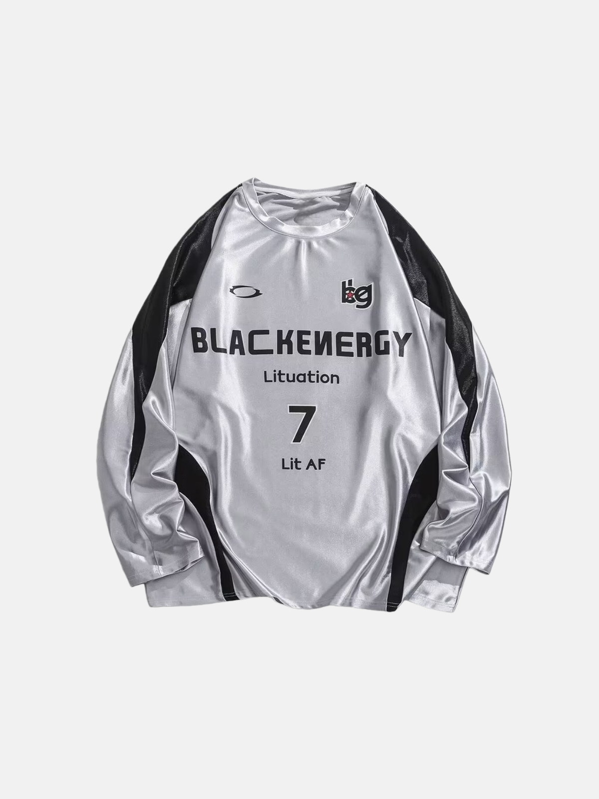 Haaura Silver Patchwork Sweatshirt