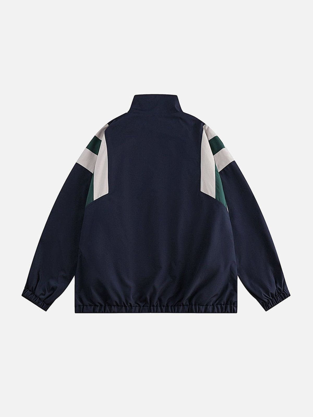 Veste à rayures patchwork Haaura