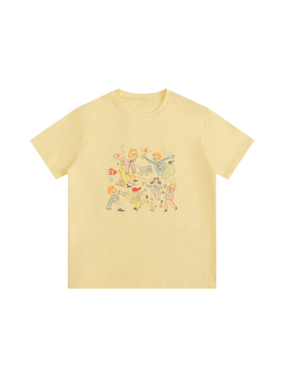 Haaura Cartoon Character Short Sleeve Tee