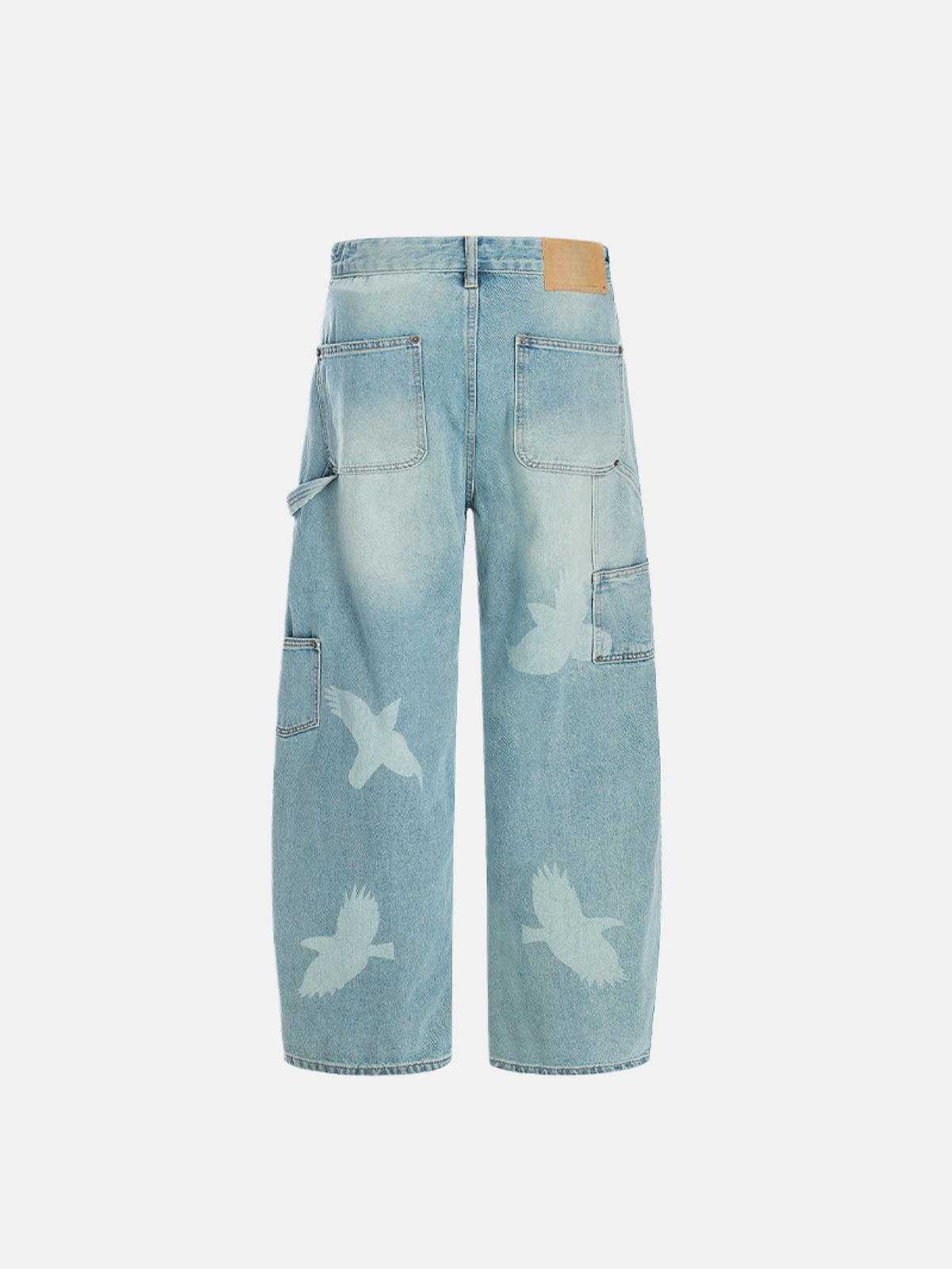 Haaura Pigeon Graphic Baaggy Jeans