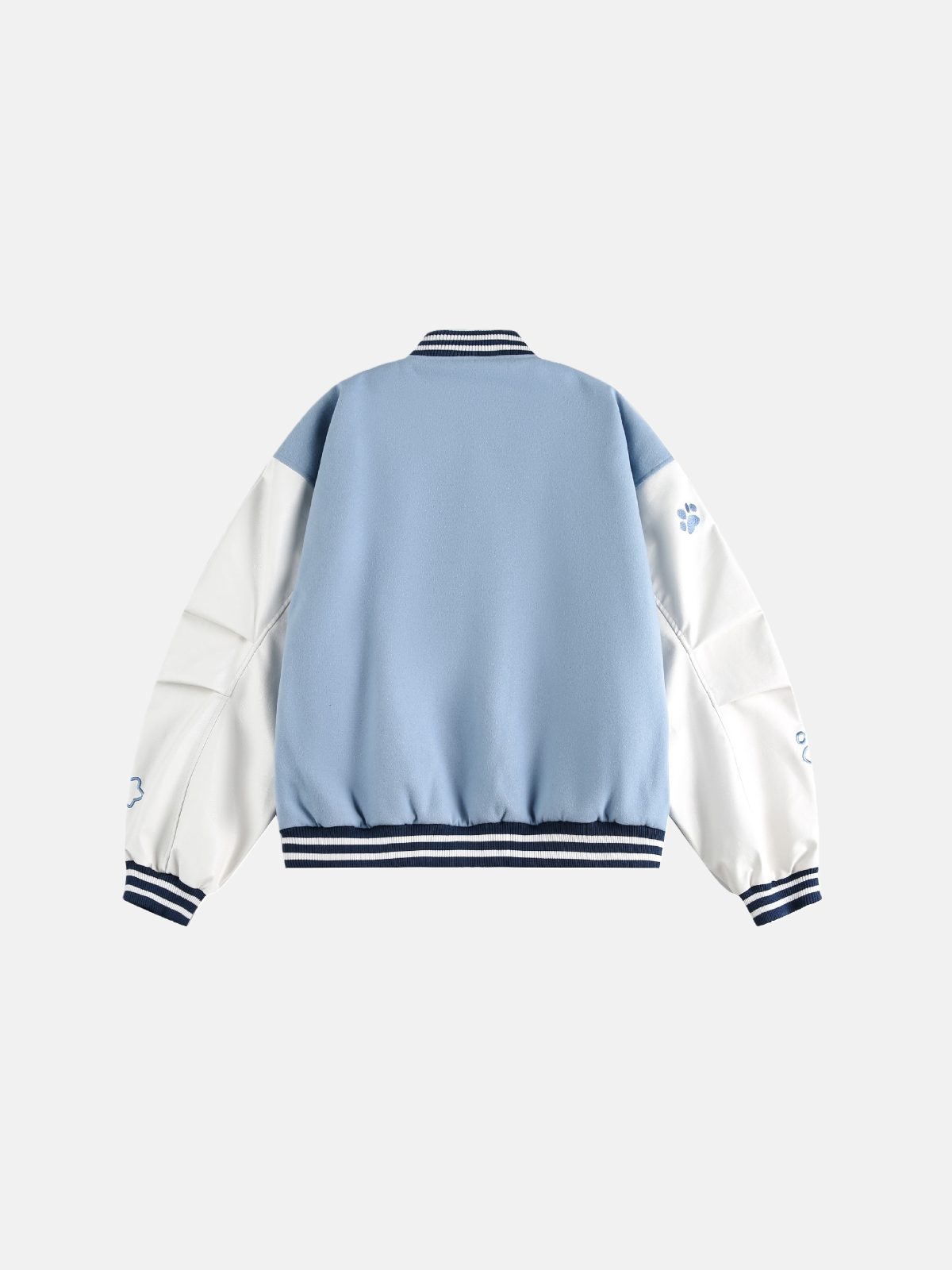 Haaura Stop Cat Striped Zip Jacket