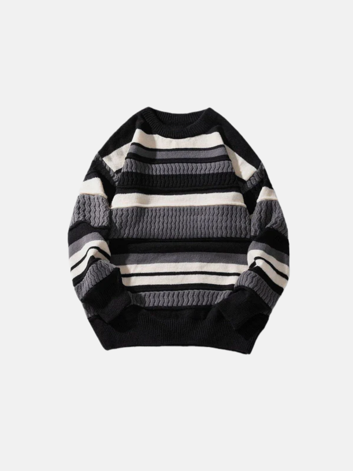 Haaura Stripe Color Blocking Sweater