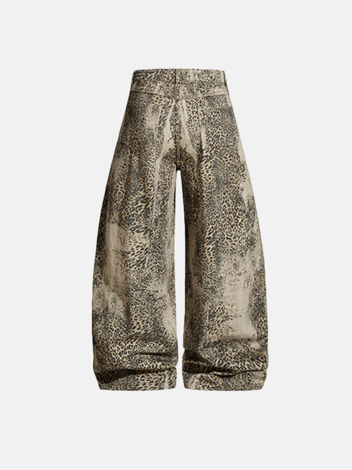 Haaura Leopard Baggy Jeans