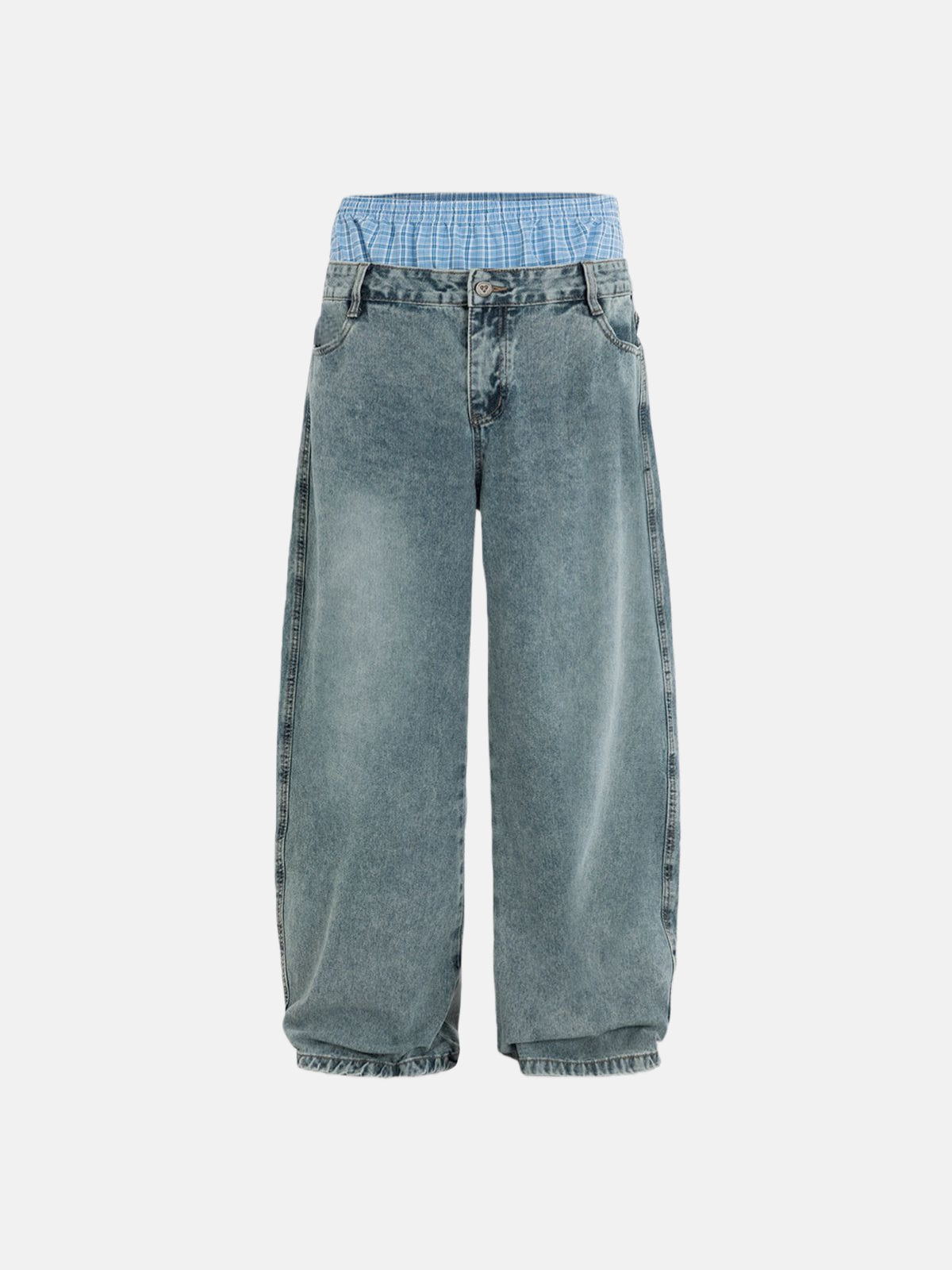 Haaura Double Waist Baaggy Jeans