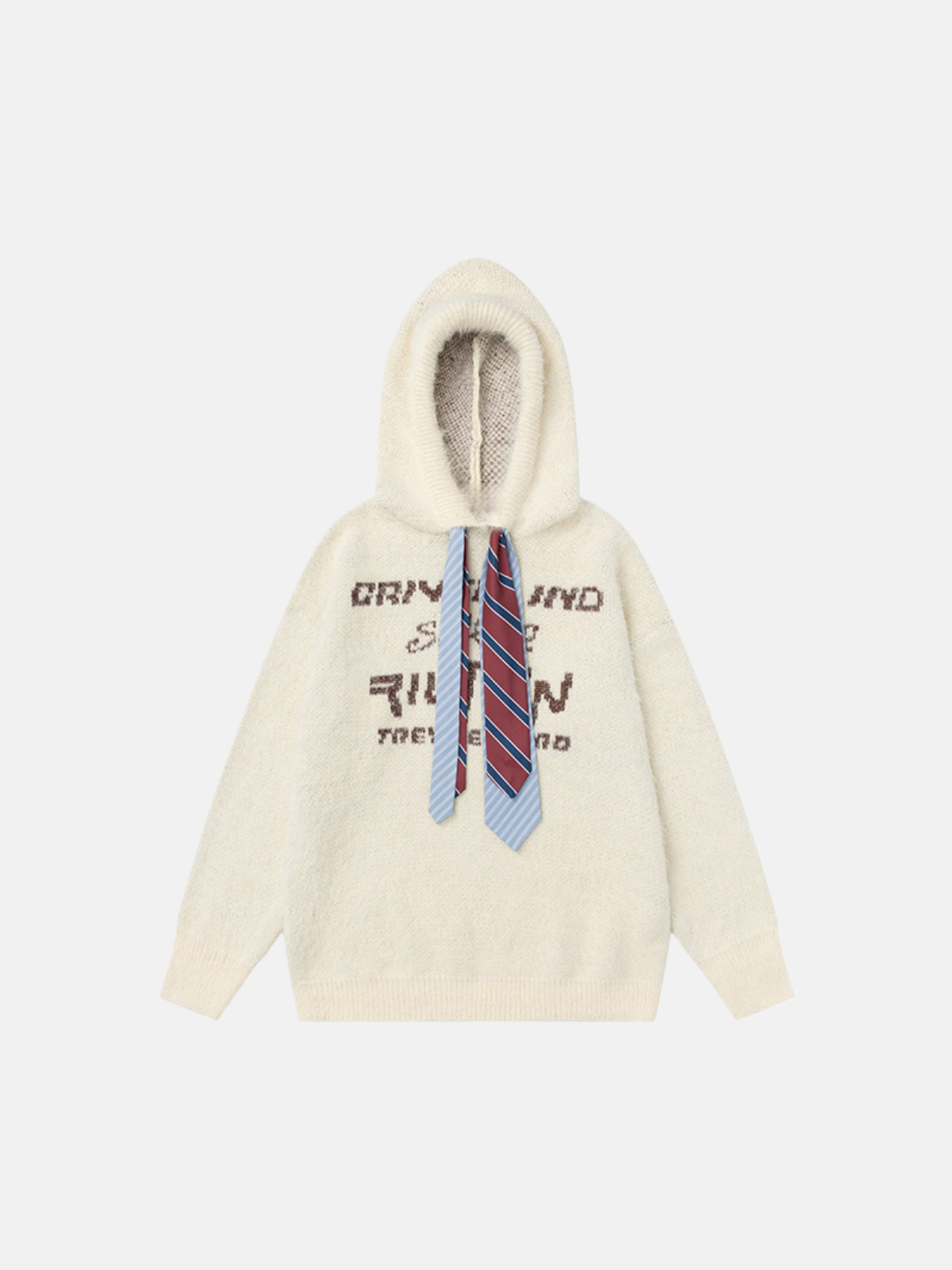 Pull à capuche Haaura style rétro