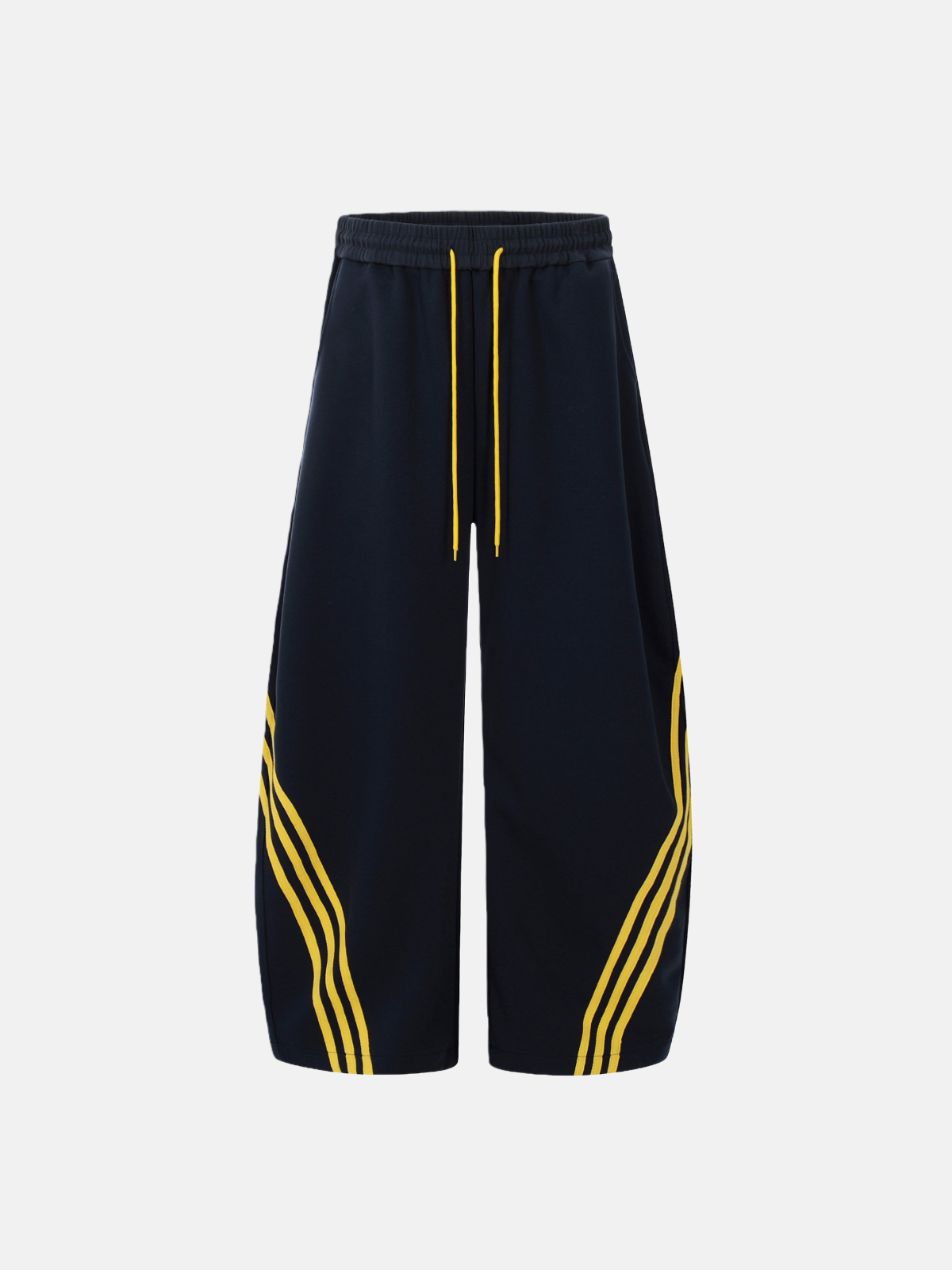 Haaura Stripe Wide-Leg Jogger Pants