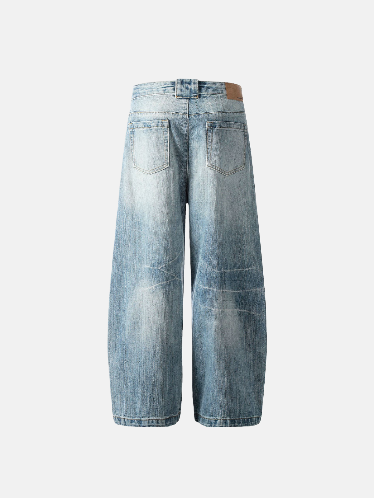 Haaura Light Wash Wide-Leg Jeans