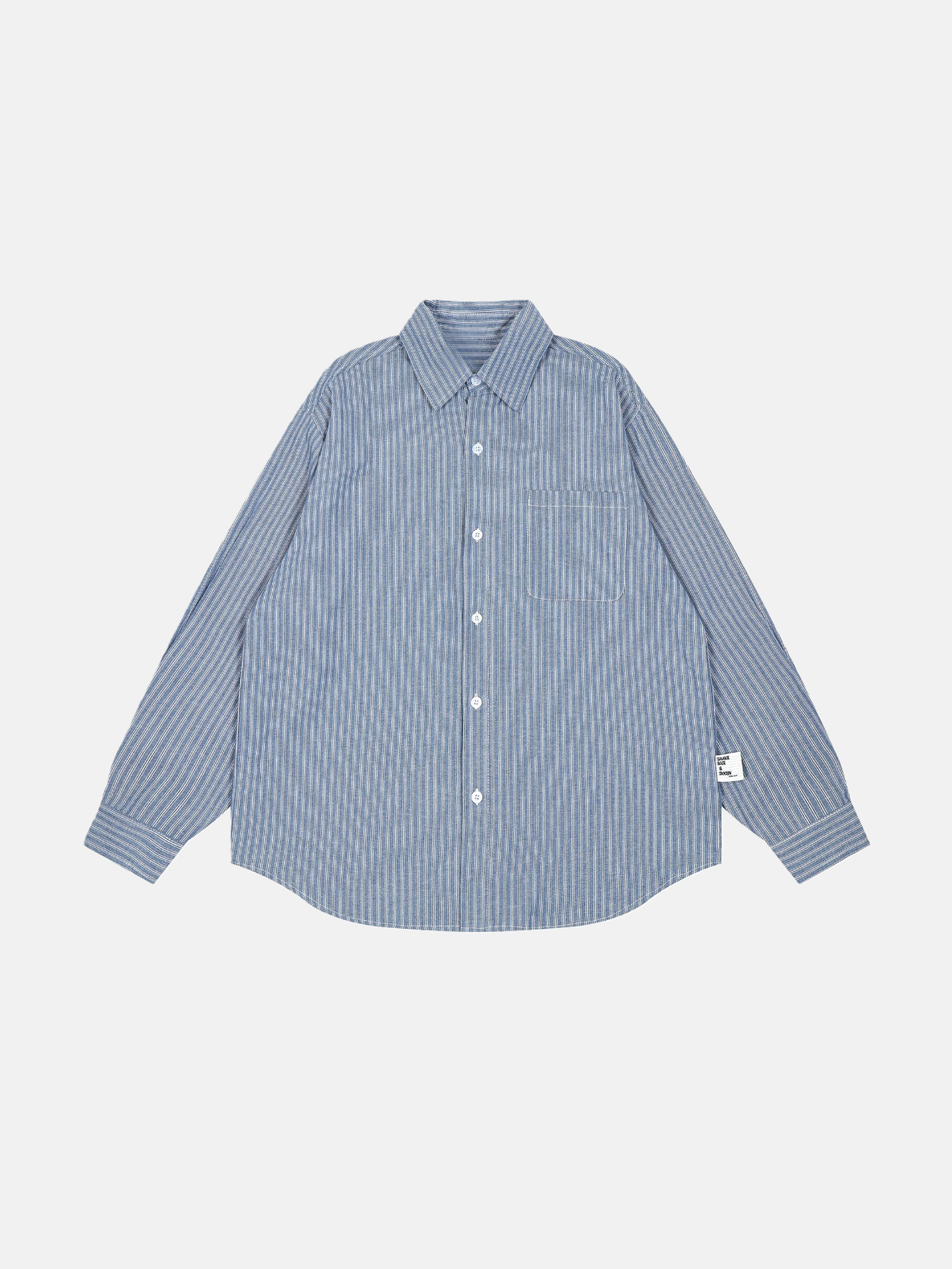Haaura Stripe Relaxed Long Sleeve Shirt