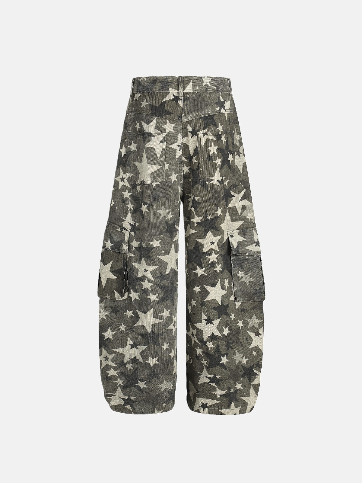 Haaura Star Cargo Wide-Leg Pants