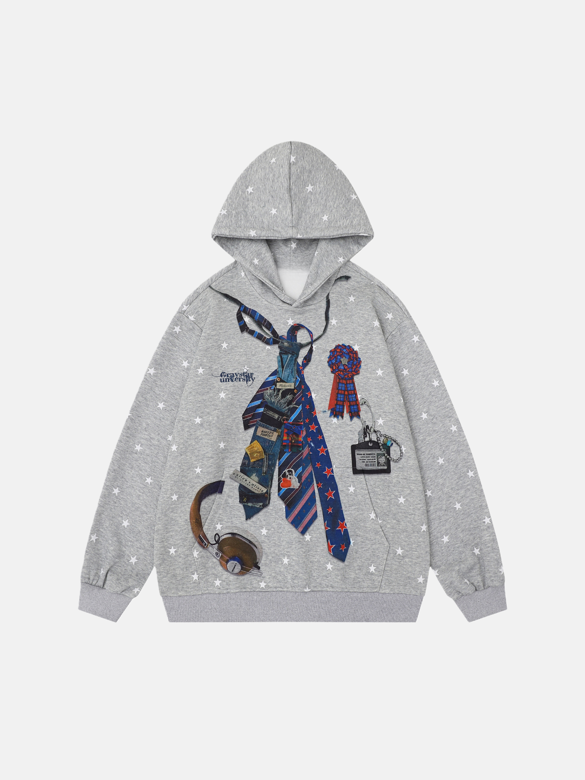 Haaura Crabster University Star Emblem Hoodie
