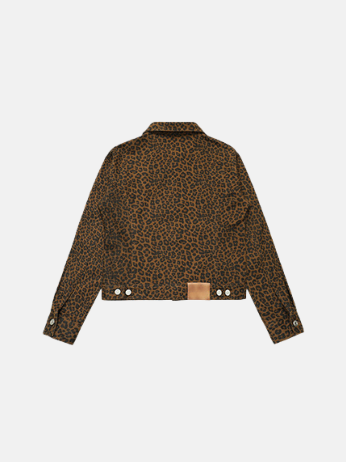 Haaura Leopard Cropped Jacket