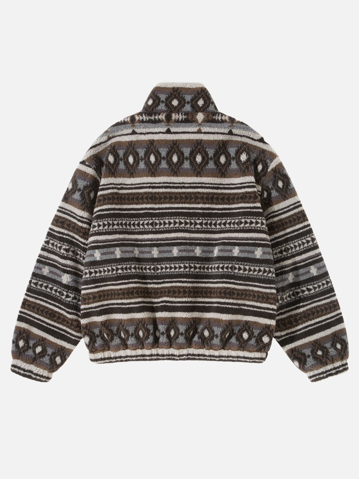 Veste Haaura à col montant et à motif géométrique ethnique